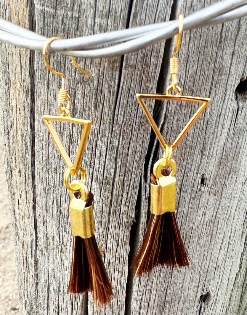 ER 135G*Triangle C Earrings